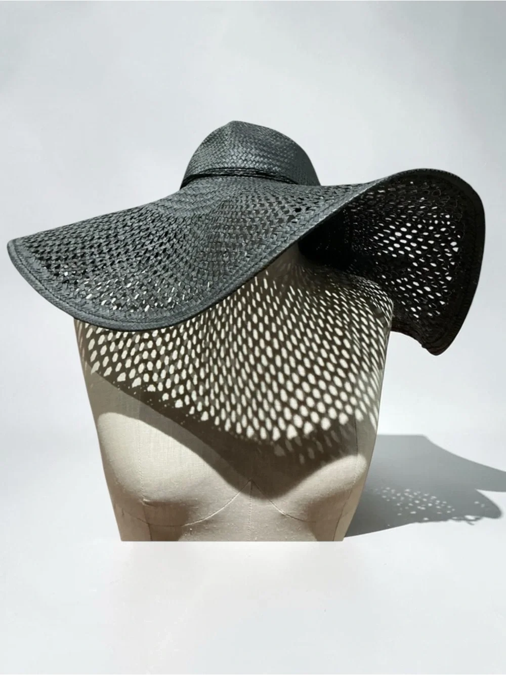 Anna & Ava Floppy Wide Brim Sun Hat – Black, Chic Summer Essential
